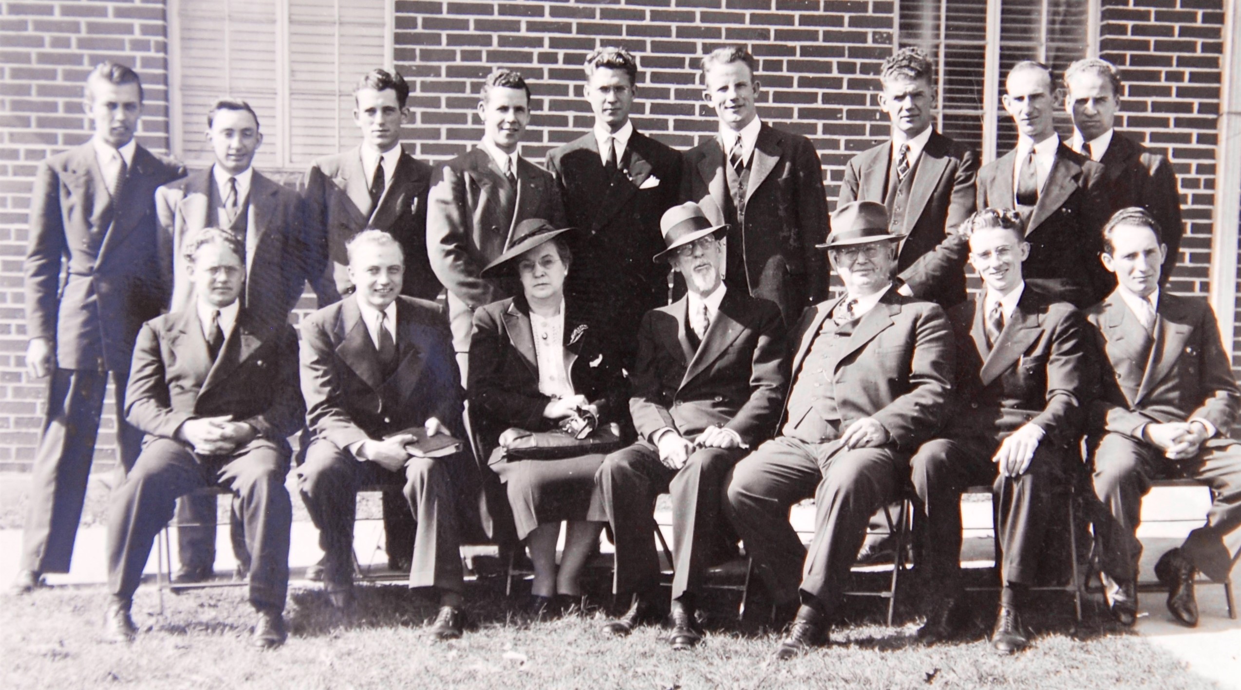 East Central States Missionaries with President George Albert Smith, Circa 1942